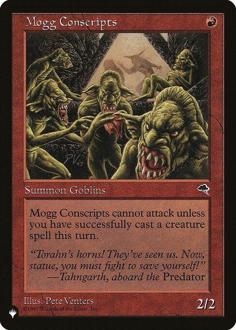 Mogg Conscripts - Nonfoil