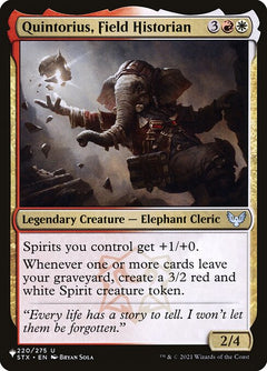 Quintorius, Field Historian (STX-220)