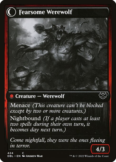 Fearsome Werewolf (back)