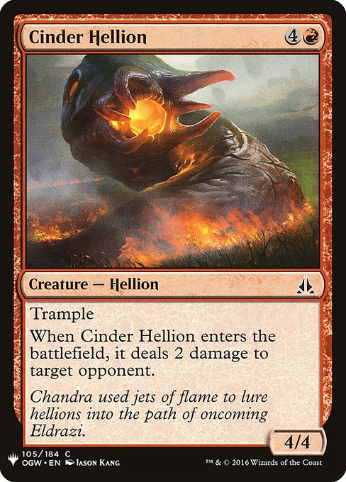 Cinder Hellion - Nonfoil