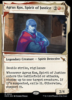 Agrus Kos, Spirit of Justice (Dossier Showcase)