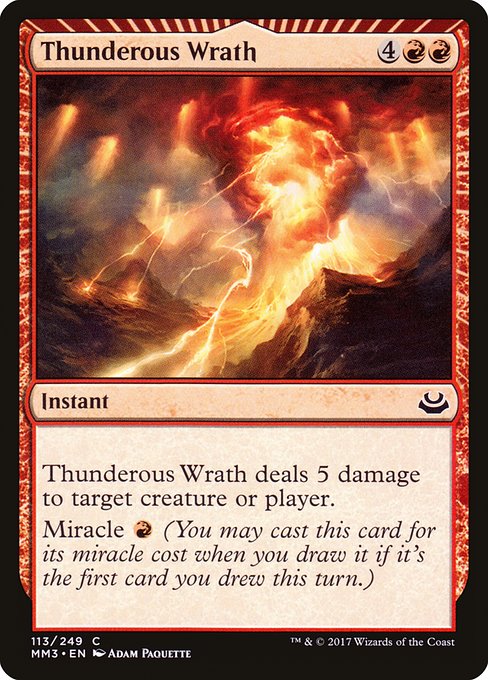 Thunderous Wrath - Nonfoil