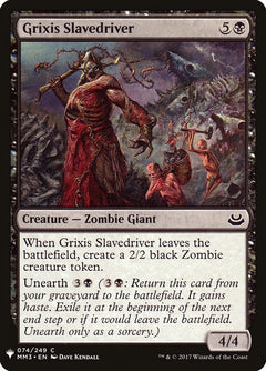 Grixis Slavedriver (MM3-74)
