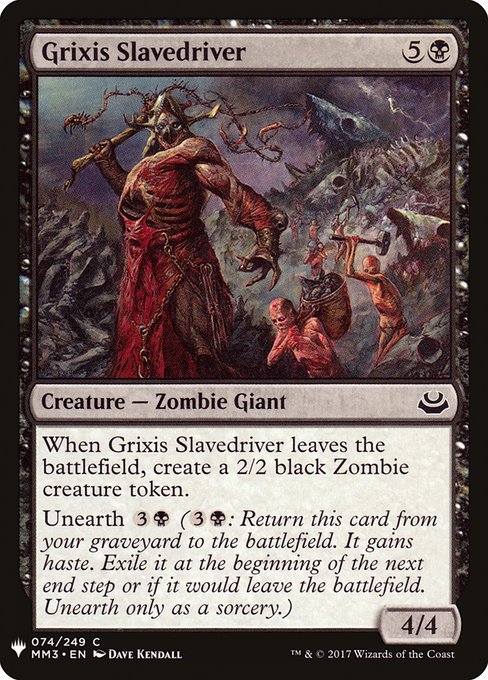 Grixis Slavedriver - Nonfoil