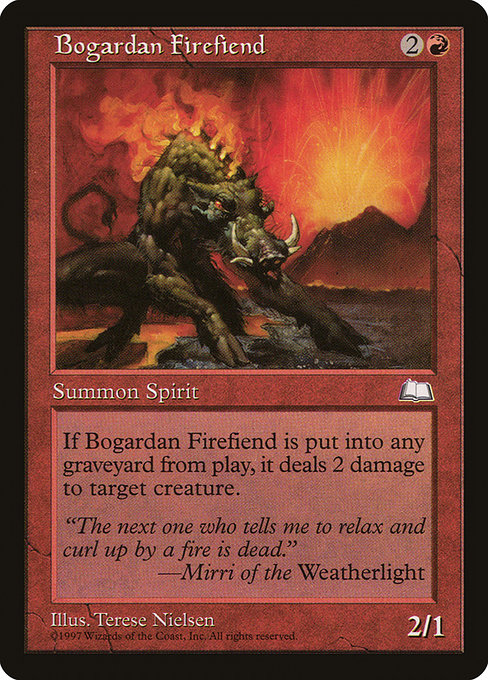 Bogardan Firefiend - Nonfoil