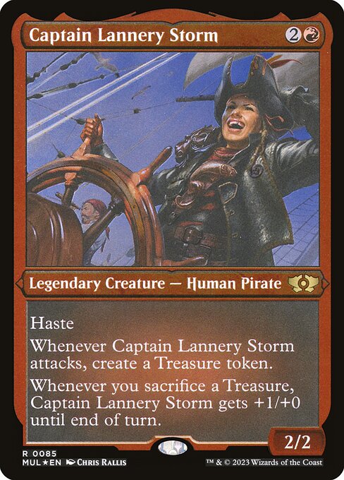 Captain Lannery Storm - Etched