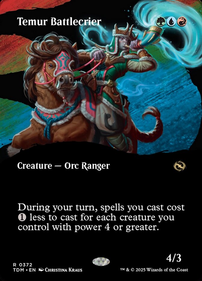 Temur Battlecrier (Showcase)