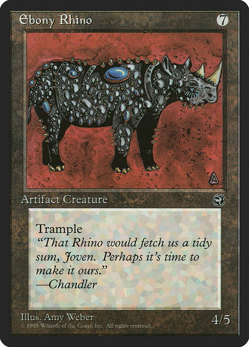 Ebony Rhino - Nonfoil