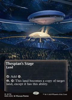 Thespian's Stage (Borderless - Poster Galaxy Foil) [EOS]