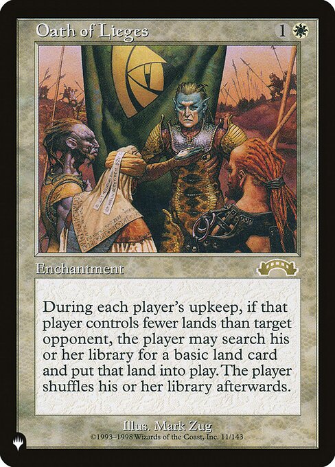 Oath of Lieges - Nonfoil