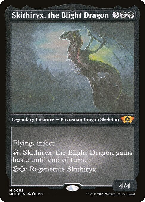 Skithiryx, the Blight Dragon - Etched