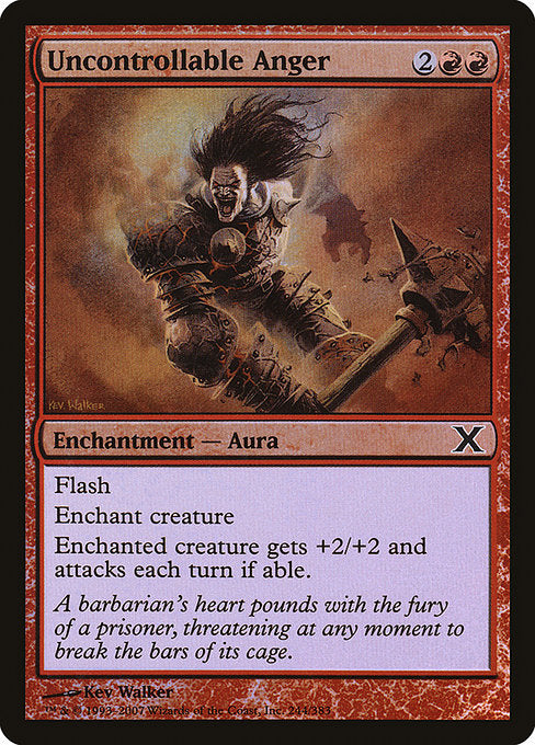 Uncontrollable Anger - Foil