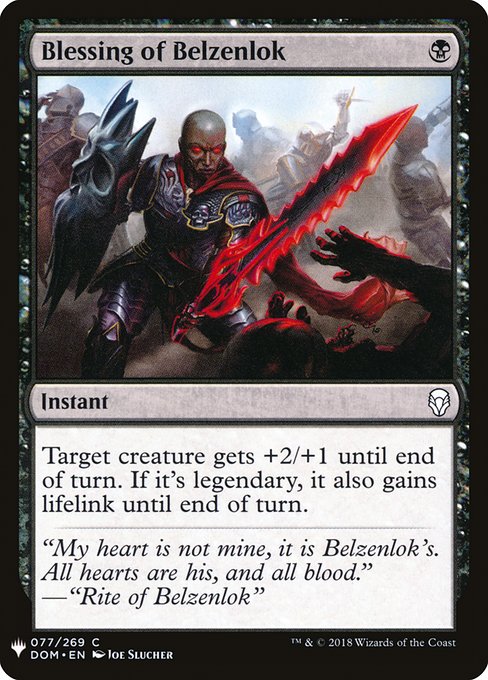 Blessing of Belzenlok - Nonfoil