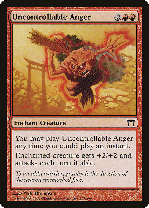 Uncontrollable Anger - Nonfoil