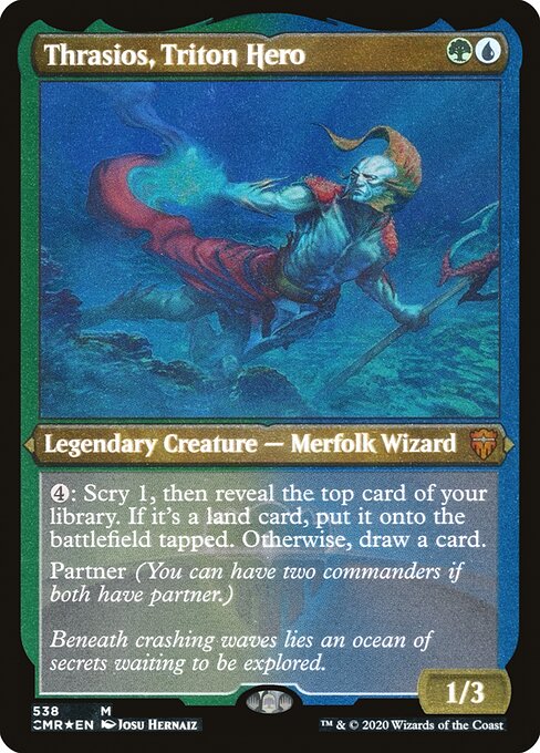 Thrasios, Triton Hero - Etched