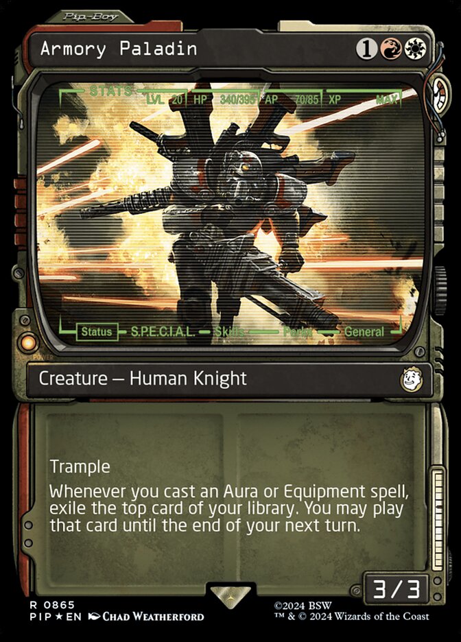 Armory Paladin (Showcase - Surge Foil)