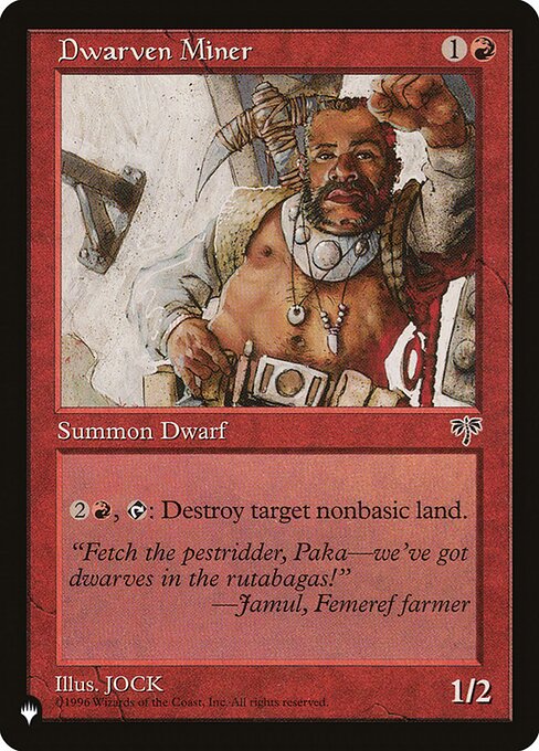 Dwarven Miner - Nonfoil