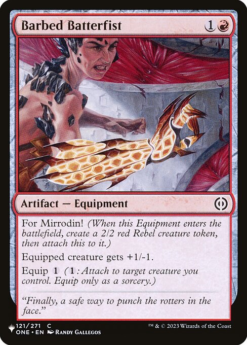 Barbed Batterfist - Nonfoil