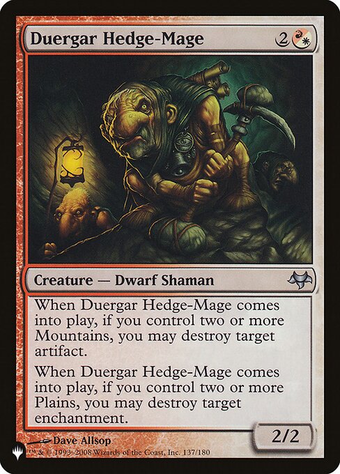 Duergar Hedge-Mage - Nonfoil