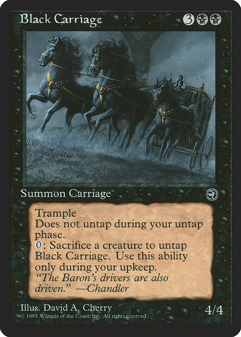 Black Carriage - Nonfoil