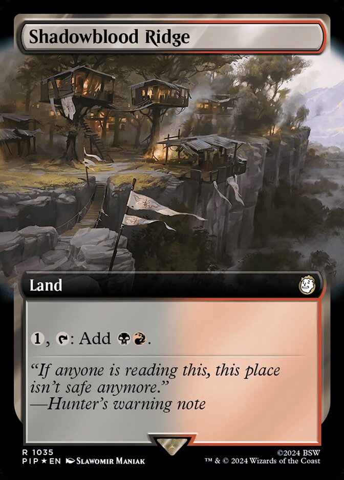 Shadowblood Ridge (Extended Art - Surge Foil)