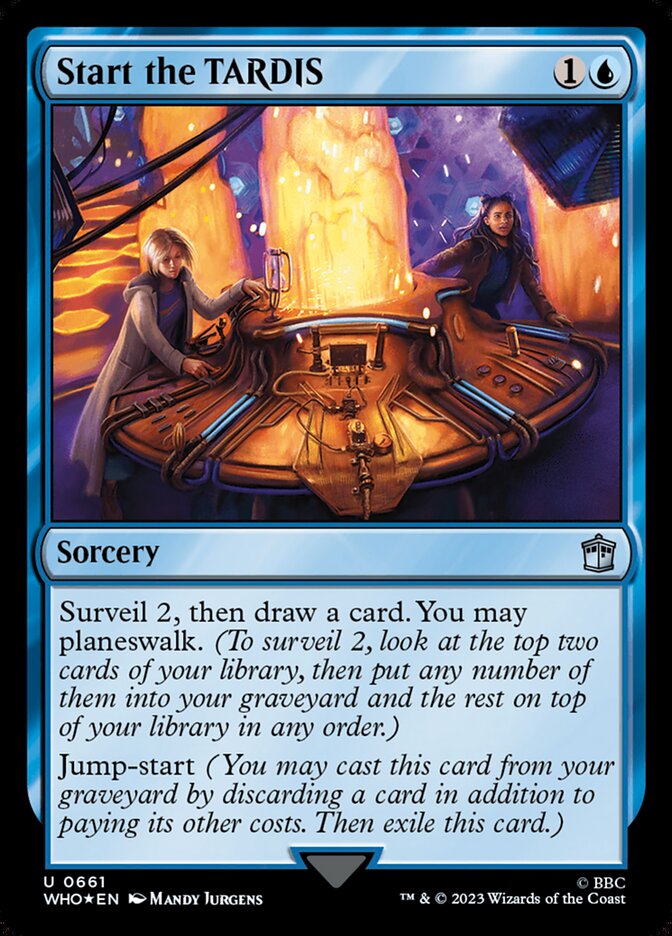Start the TARDIS (Surge Foil)