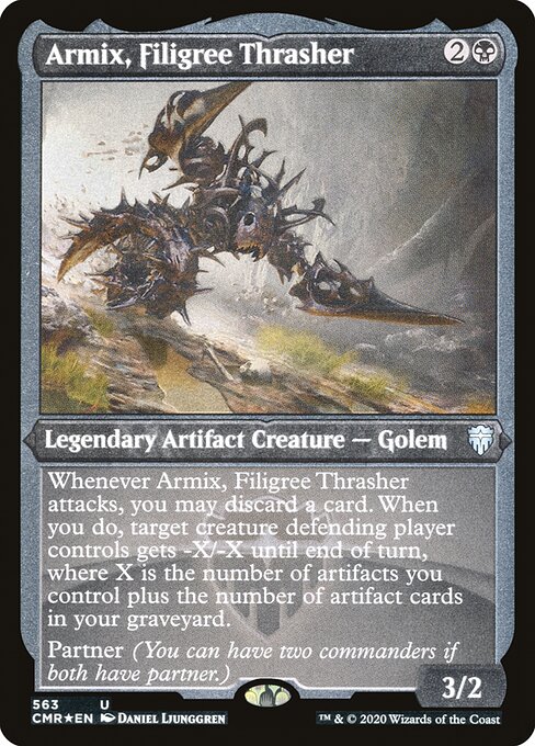 Armix, Filigree Thrasher - Etched