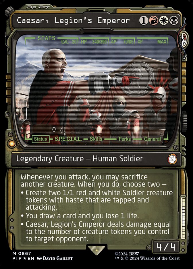 Caesar, Legion's Emperor (Showcase - Surge Foil)