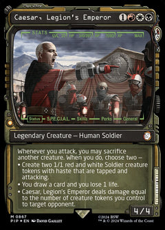 Caesar, Legion's Emperor (Showcase - Surge Foil)