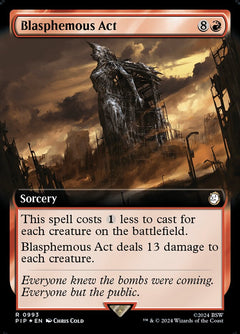 Blasphemous Act (Extended Art - Surge Foil)