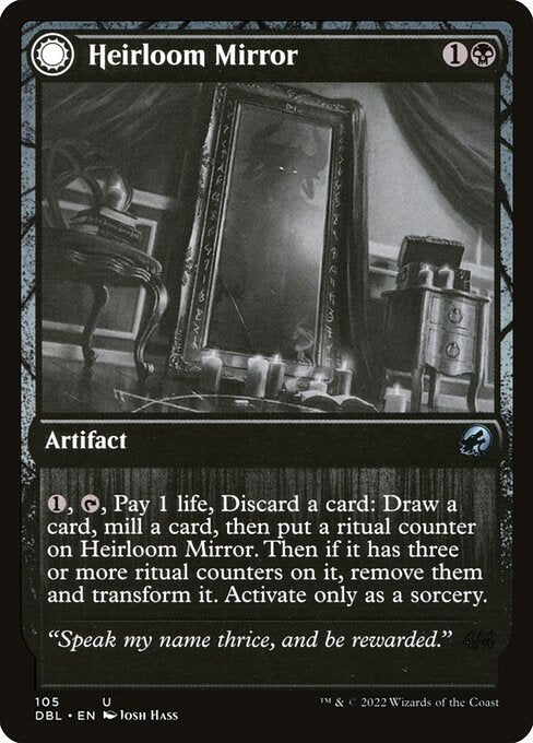 Heirloom Mirror // Inherited Fiend - Nonfoil