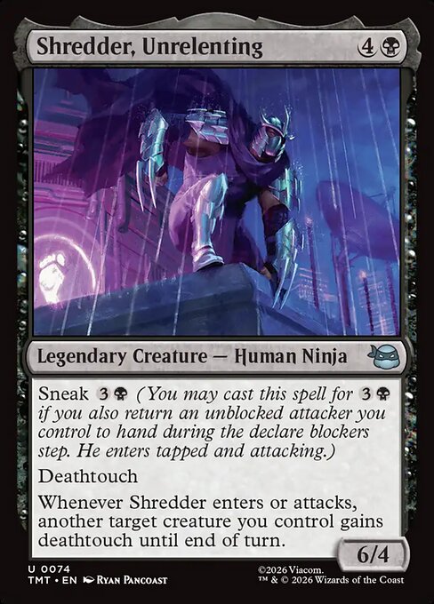 Shredder, Unrelenting - Nonfoil
