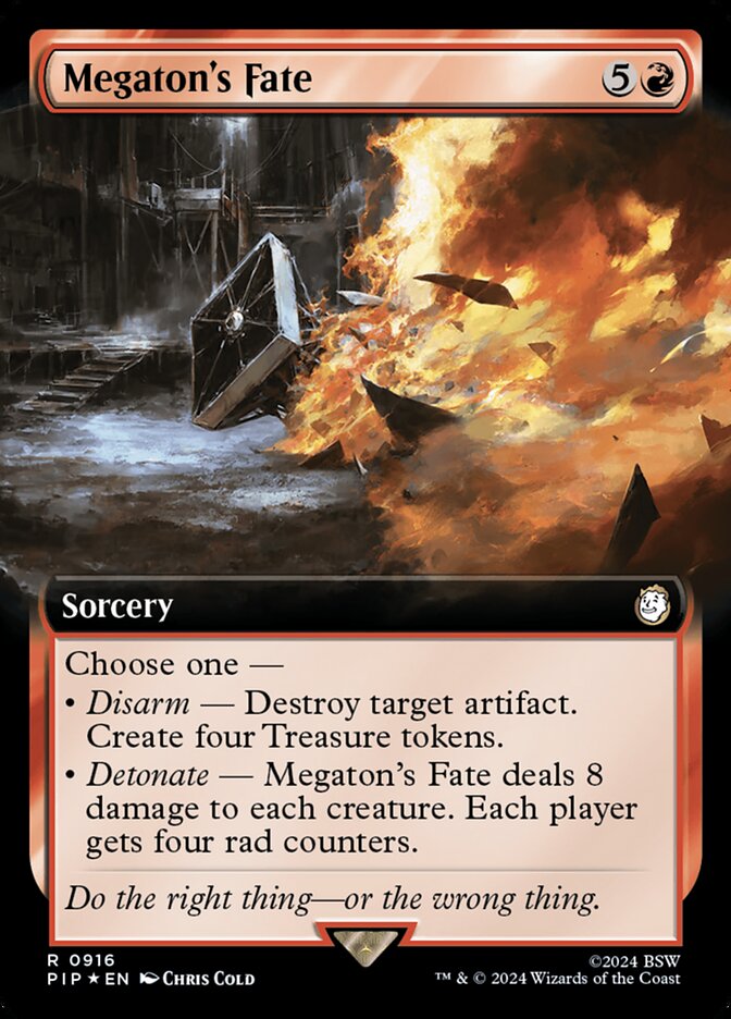 Megaton's Fate (Extended Art - Surge Foil)