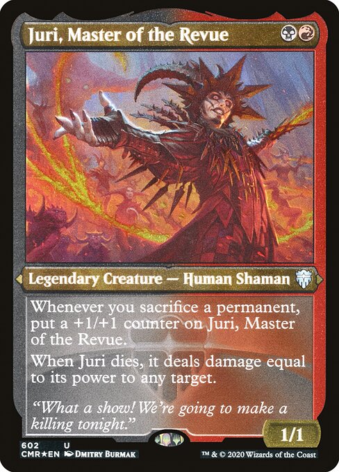 Juri, Master of the Revue - Etched