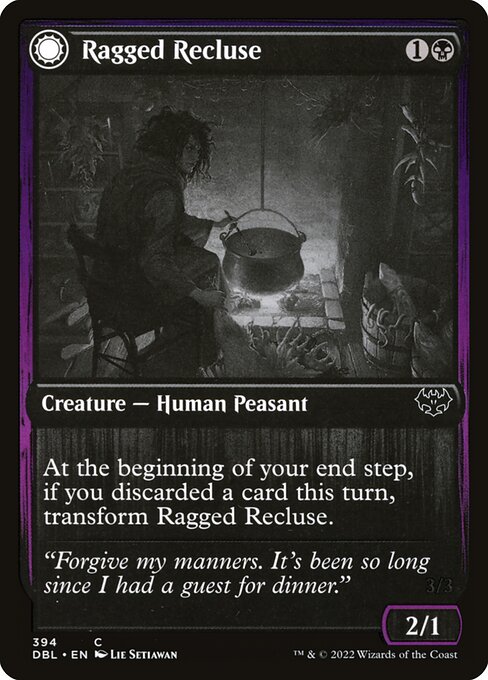 Ragged Recluse // Odious Witch - Nonfoil