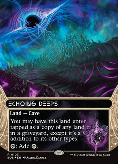 Echoing Deeps (Borderless - Galaxy Foil)