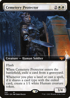 Cemetery Protector (Extended Art)