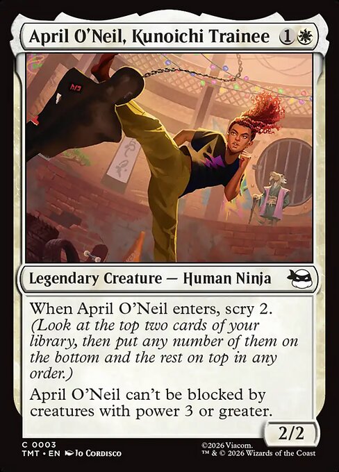 April O'Neil, Kunoichi Trainee - Nonfoil