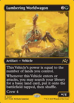 Lumbering Worldwagon (Gold Foil)