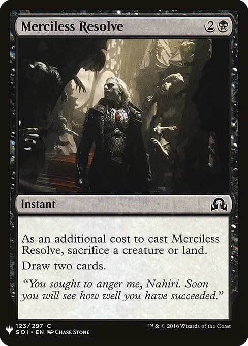 Merciless Resolve - Nonfoil
