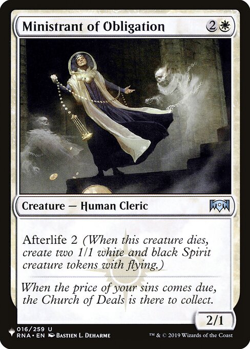 Ministrant of Obligation - Nonfoil