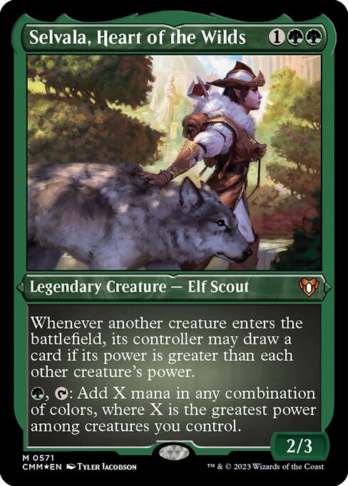 Selvala, Heart of the Wilds - Etched