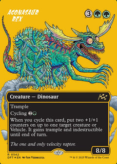 Agonasaur Rex (Borderless - Gold Foil)