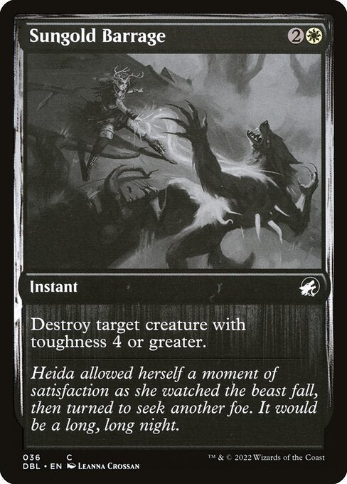 Sungold Barrage - Nonfoil