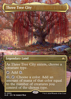 Three Tree City (Borderless - Autumn)