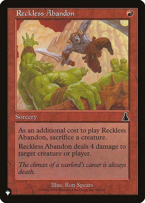 Reckless Abandon - Nonfoil