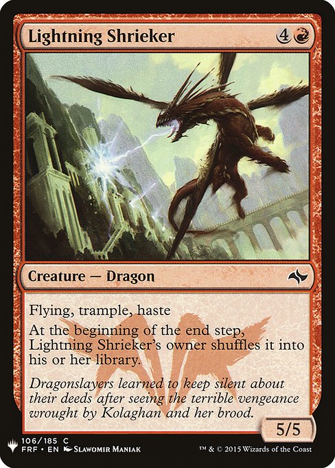 Lightning Shrieker - Nonfoil