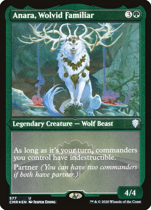 Anara, Wolvid Familiar - Etched