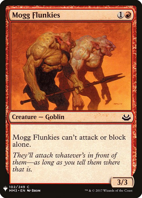 Mogg Flunkies - Nonfoil