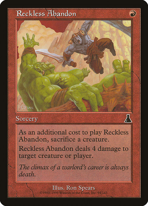 Reckless Abandon - Nonfoil